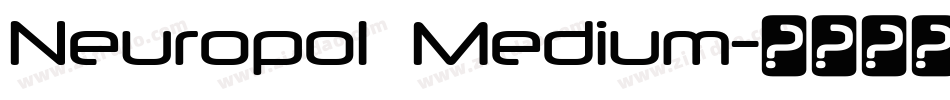 Neuropol  Medium字体转换